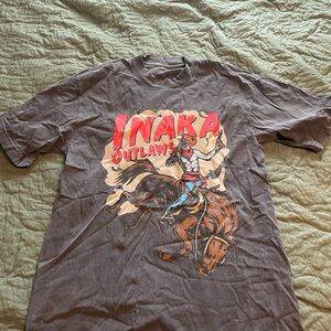 Inaka Power Red and Black Outlaws Tee